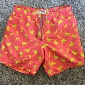 Maamgic Tropical Banana Print Men's Swimming Shorts L